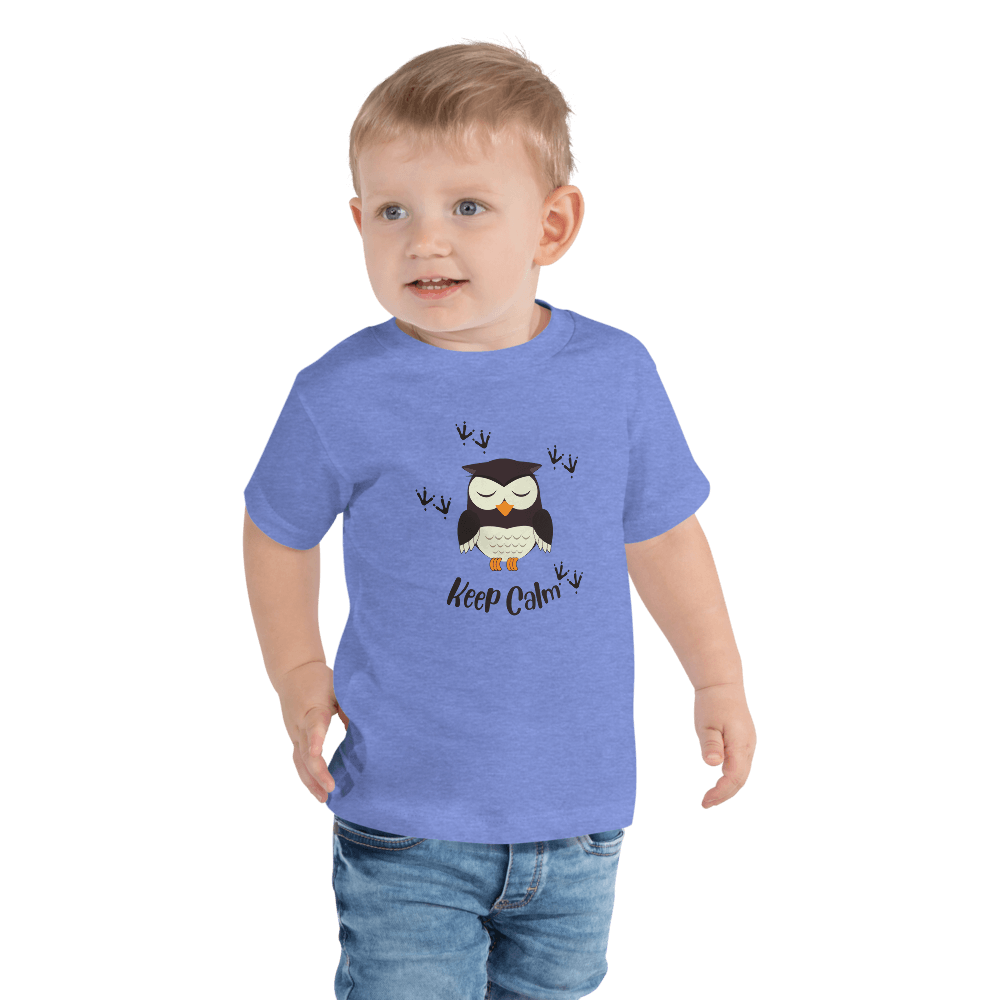 Keep Calm Owl Toddler T Shirt